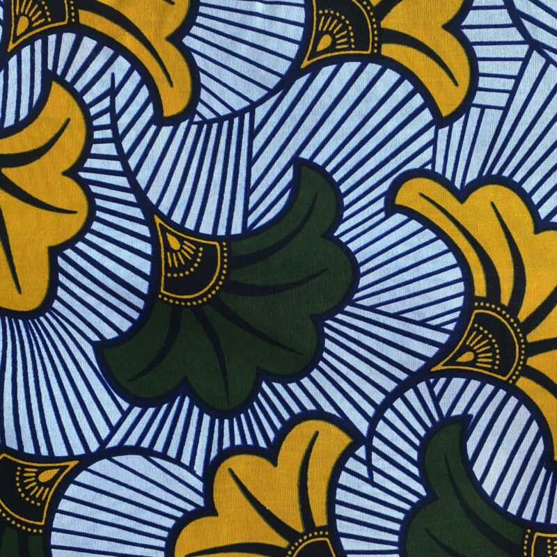 Tissu wax "Fleurs de mariage"