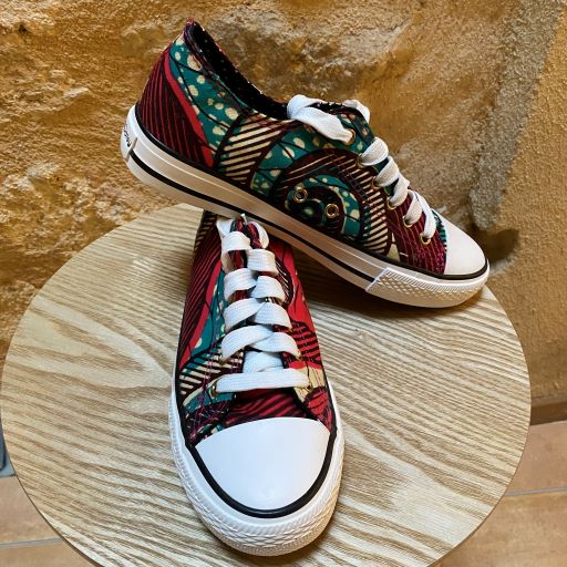 Chaussures baskets wax